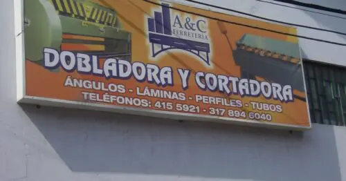 A Y C FERRETERIA DOBLADORA Y CORTADORA A Y C FERRETERIA DOBLADORA Y CORTADORA